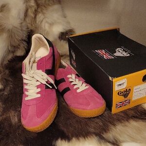 Gola Fuschia Black Evergreen Sneakers Classic Style